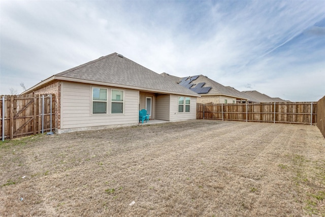 view of back of property