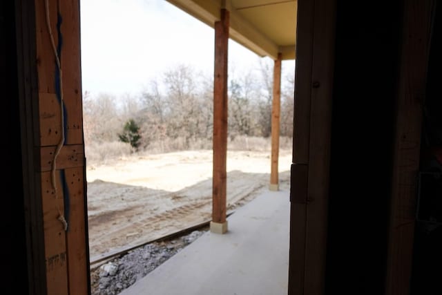 view of doorway to outside