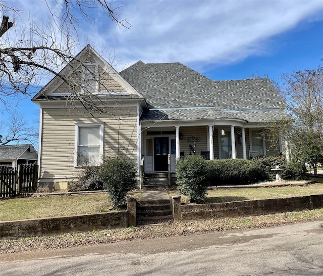 view of front of home