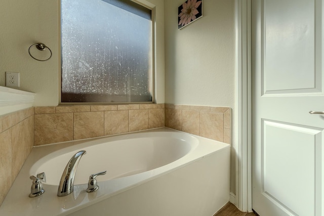 bathroom featuring a bathtub