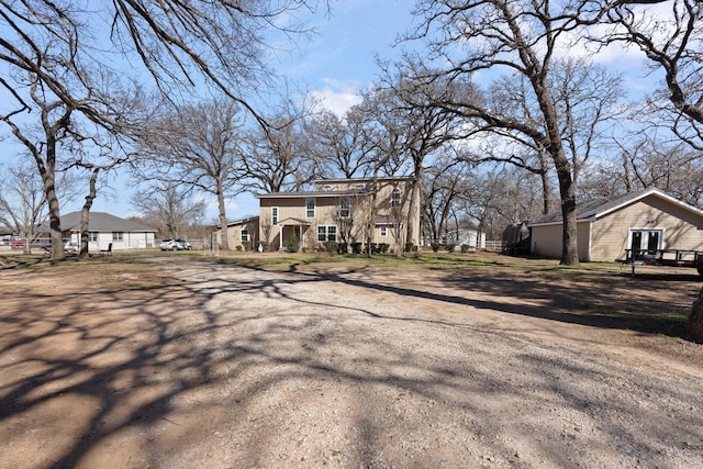 view of front of property