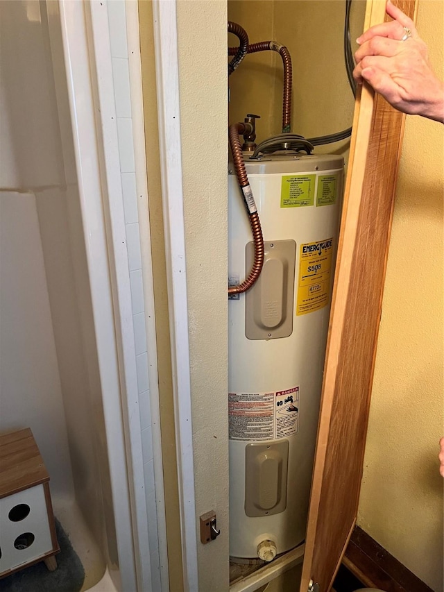 utilities featuring electric water heater