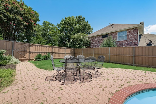 view of patio