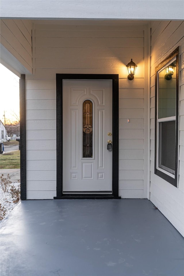 view of property entrance