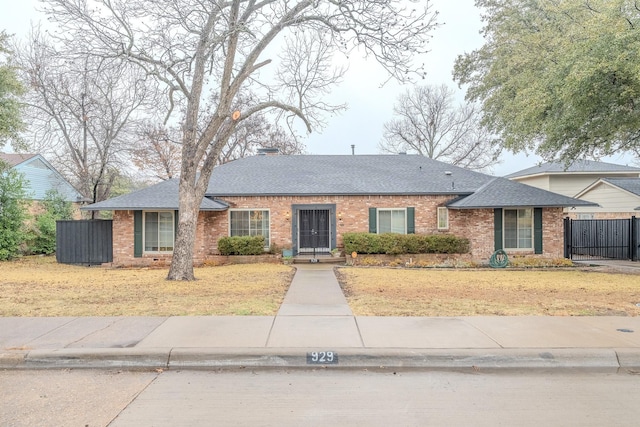 view of ranch-style house