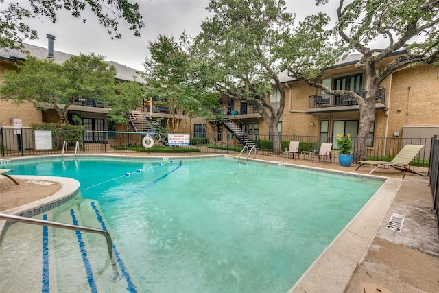 view of pool