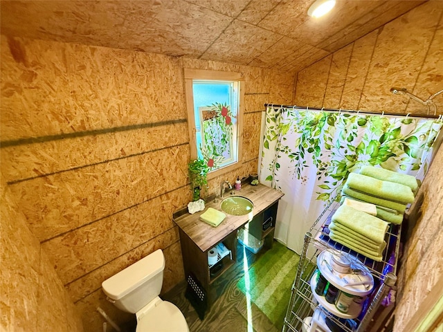 bathroom featuring sink and toilet