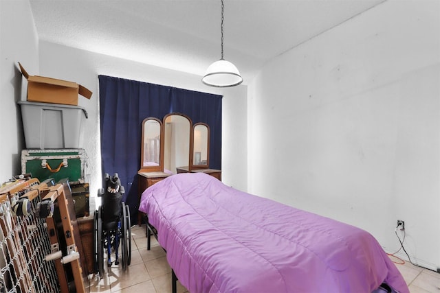 view of tiled bedroom