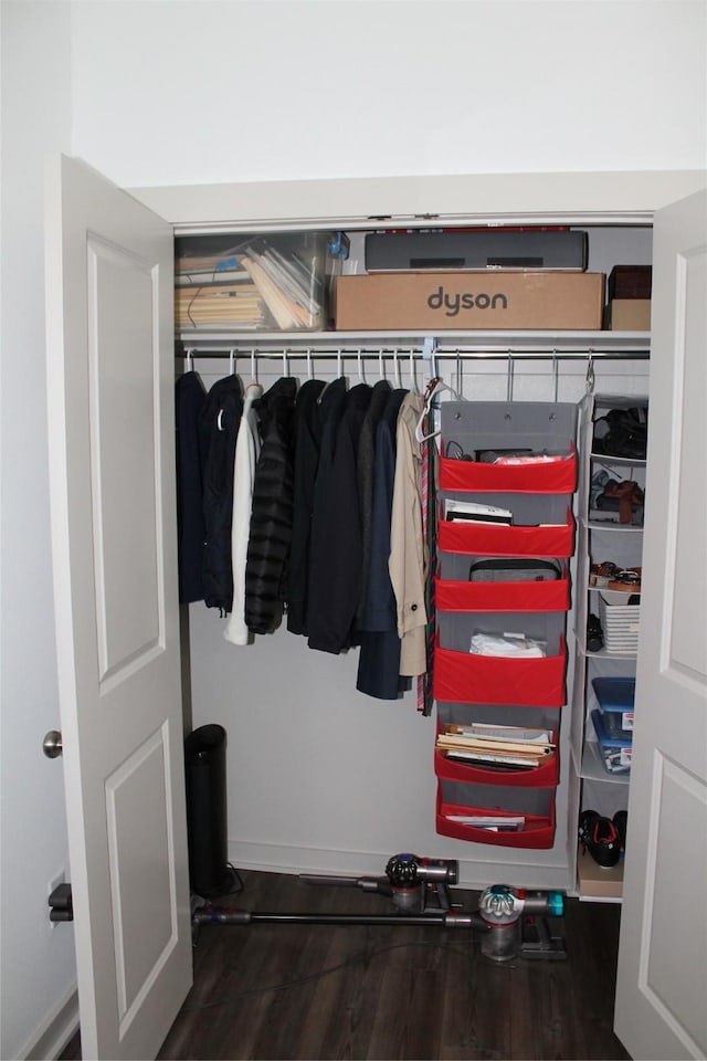 view of closet