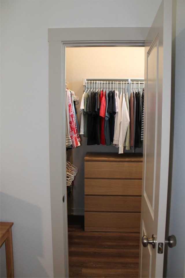 view of closet