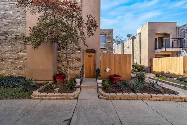 view of entrance to property