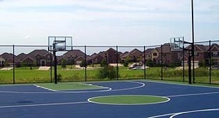 view of sport court