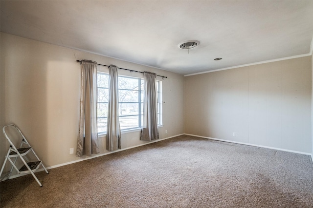 empty room with carpet floors