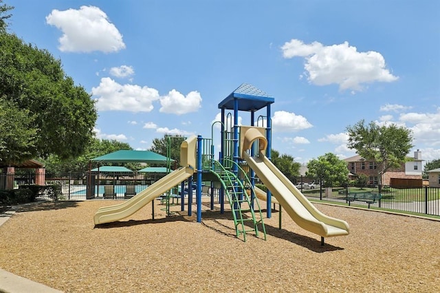 view of play area