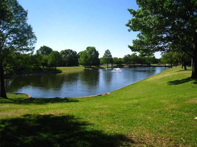 view of water feature