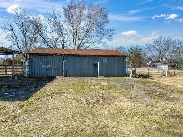 view of outbuilding