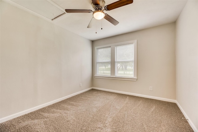 spare room featuring carpet floors