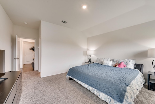 bedroom with carpet flooring