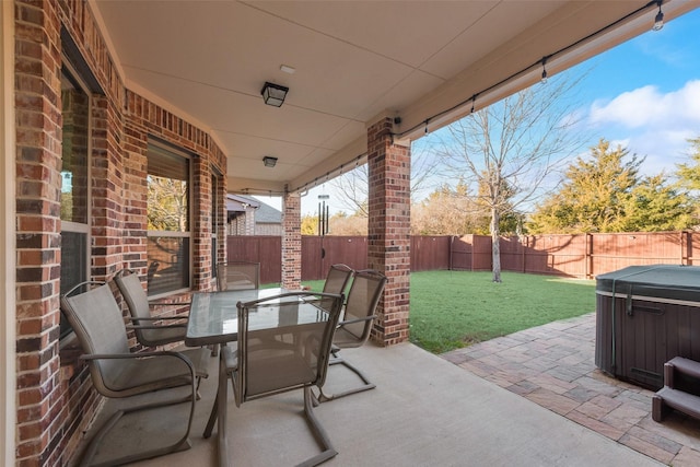 view of patio