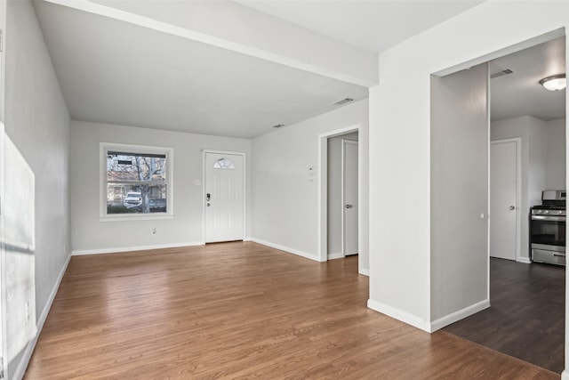 interior space featuring hardwood / wood-style floors