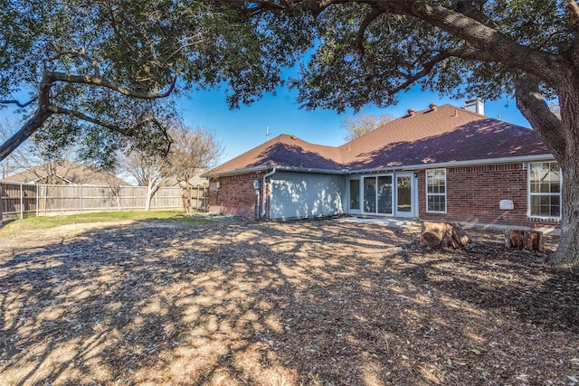 view of rear view of property