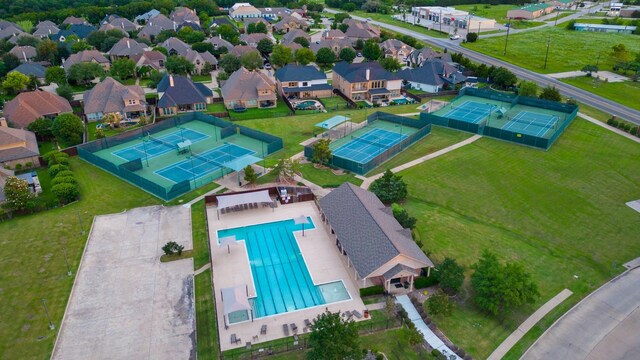 drone / aerial view