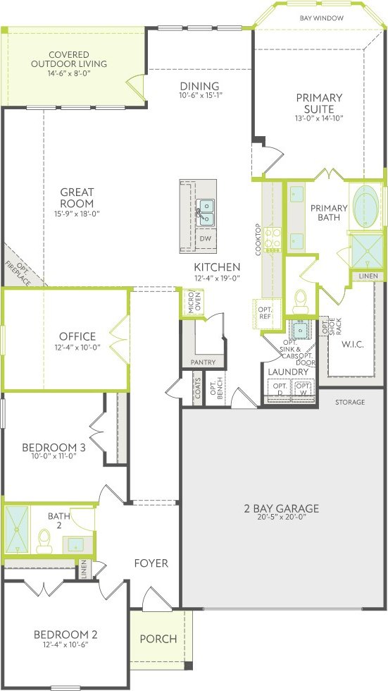 7221 Ladybug, Little Elm, TX 76227 - property floor plan