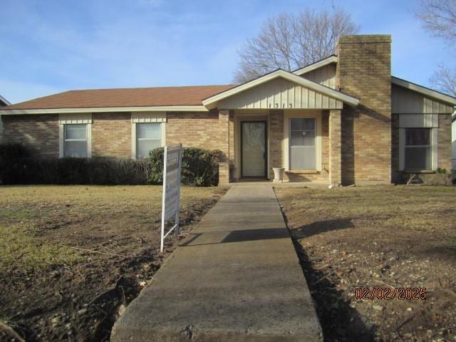 view of ranch-style home