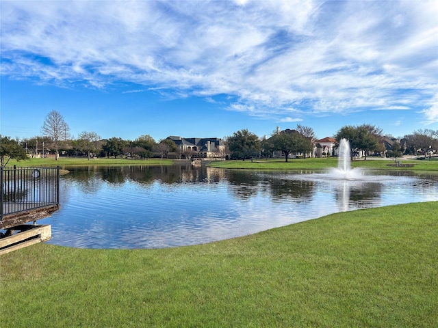 property view of water