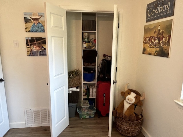 view of closet