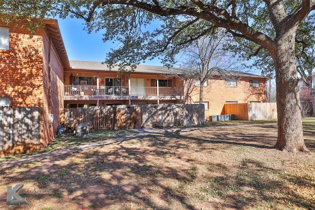 view of back of property