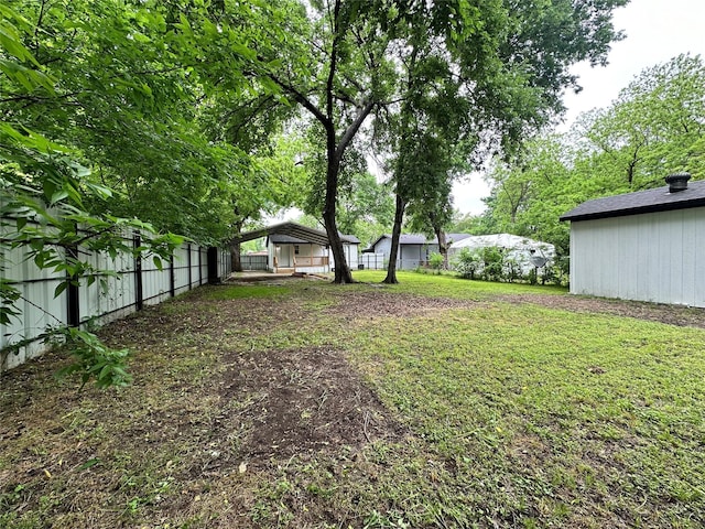 view of yard