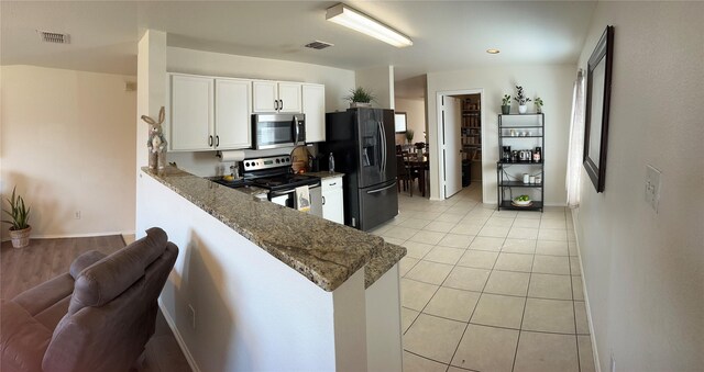 view of tiled dining area