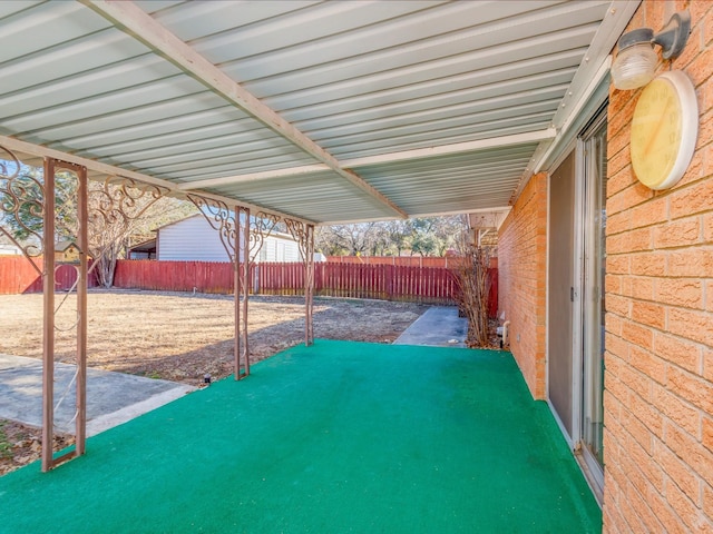 view of patio