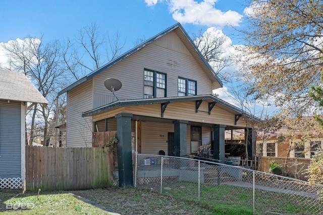 view of front of home