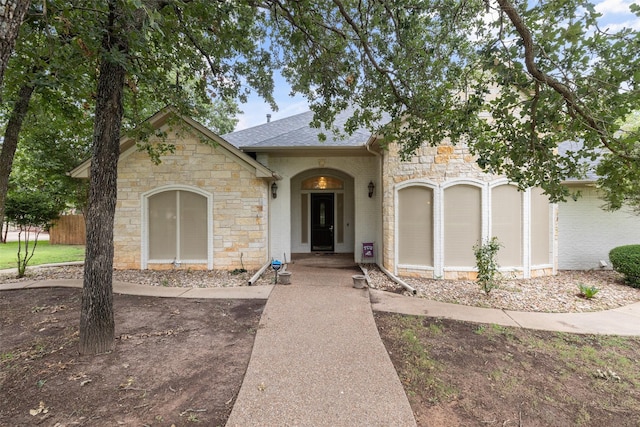 view of front of home