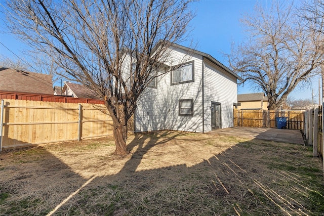 rear view of property with a patio area