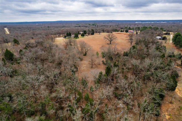 bird's eye view featuring a rural view