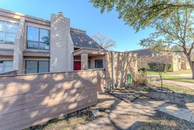 view of rear view of property