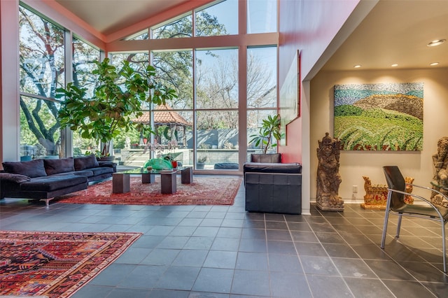 view of community lobby