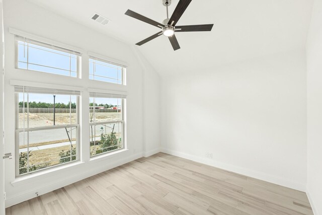 bedroom with lofted ceiling, carpet floors, and ceiling fan