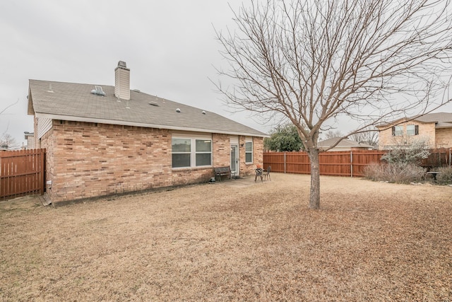 view of back of property