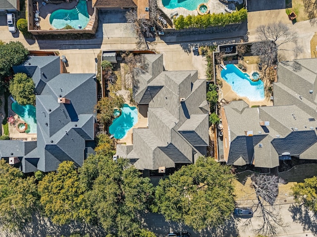 5008 Bellerive Dr, Dallas, TX 75287 - bird's eye view of a pool area