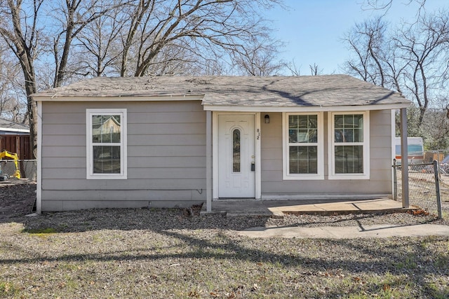 view of front of property