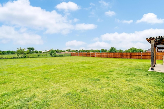 957 Prairie Timber Rd, Burleson, TX 76028 - view of yard with a fenced backyard