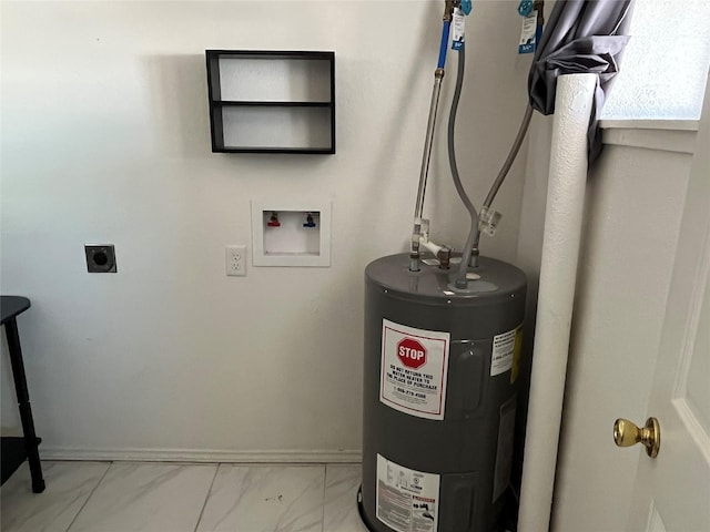 utilities with electric water heater