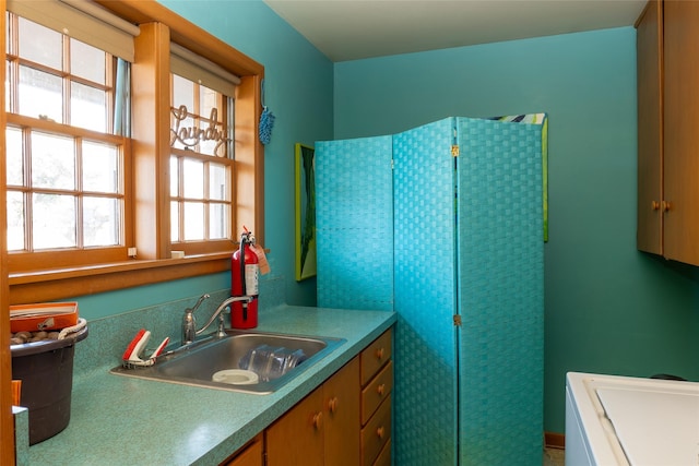 kitchen featuring sink