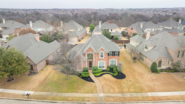 drone / aerial view featuring a residential view