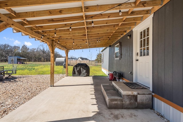 view of patio