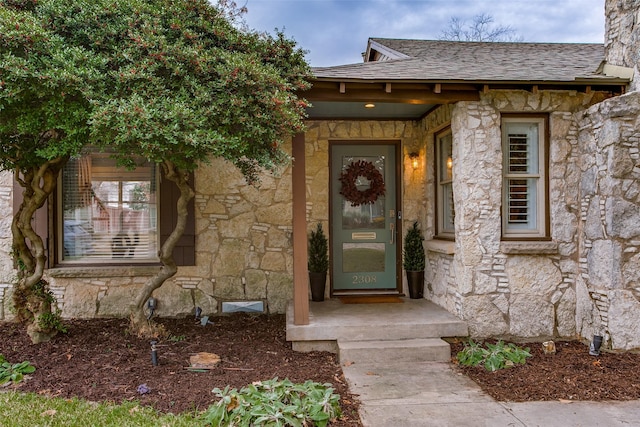 view of entrance to property